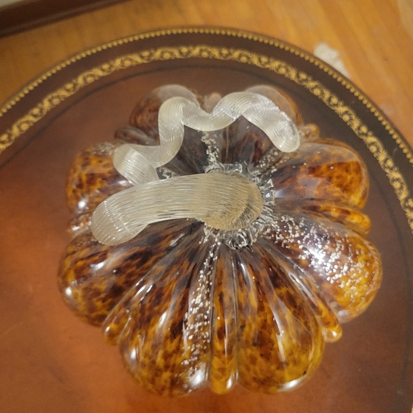 Hand Blown Glass Pumpkin - Picture 4 of 6